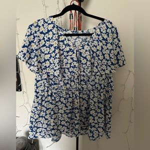 Floral Blouse 3XL